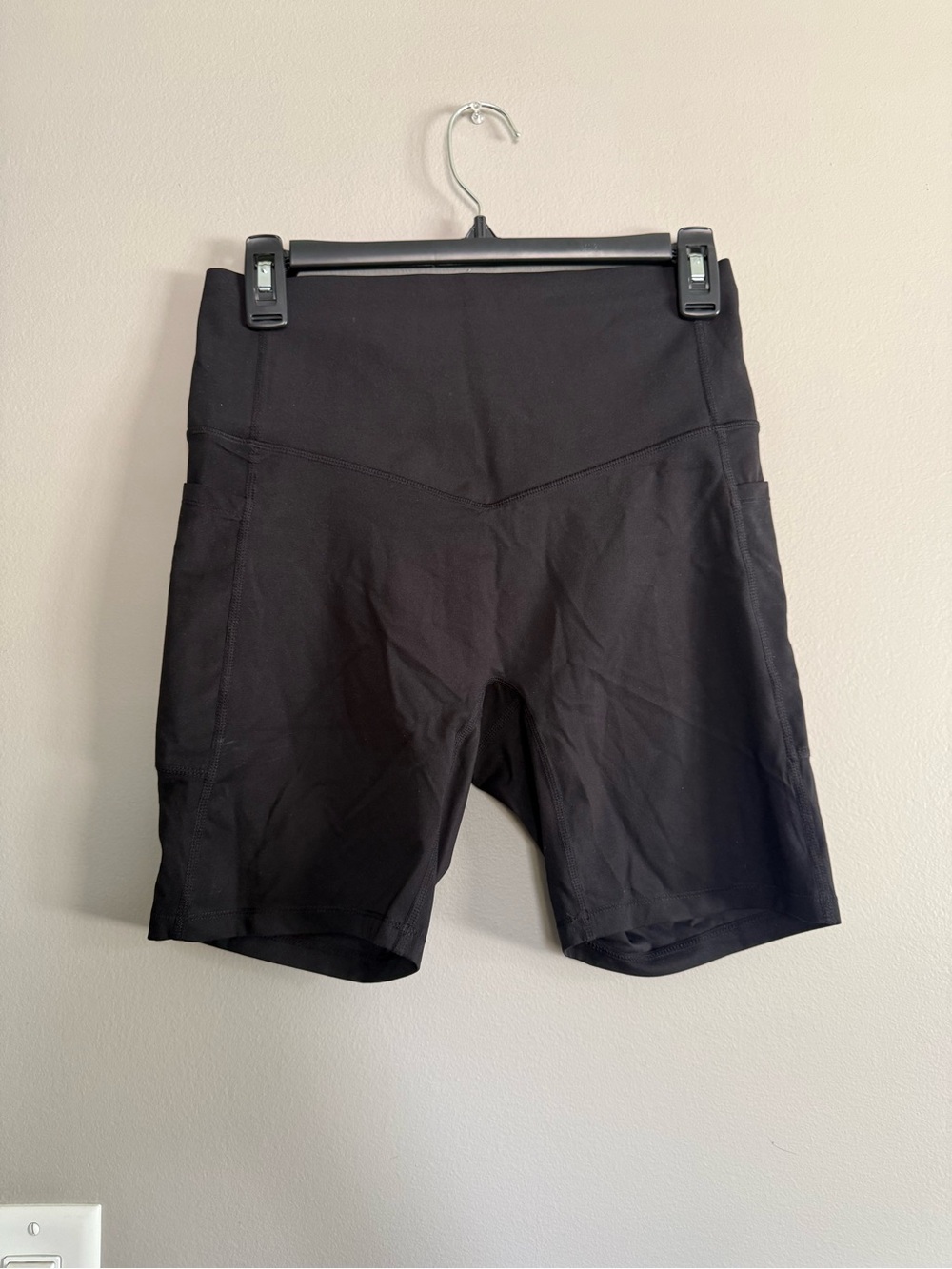 HALARA Black High-Rise Bike Shorts